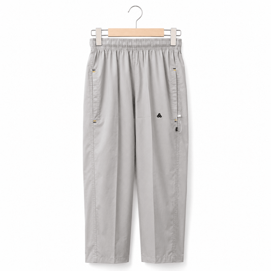 Boys Light Grey Lightweight Elasticated Sports Track Pants