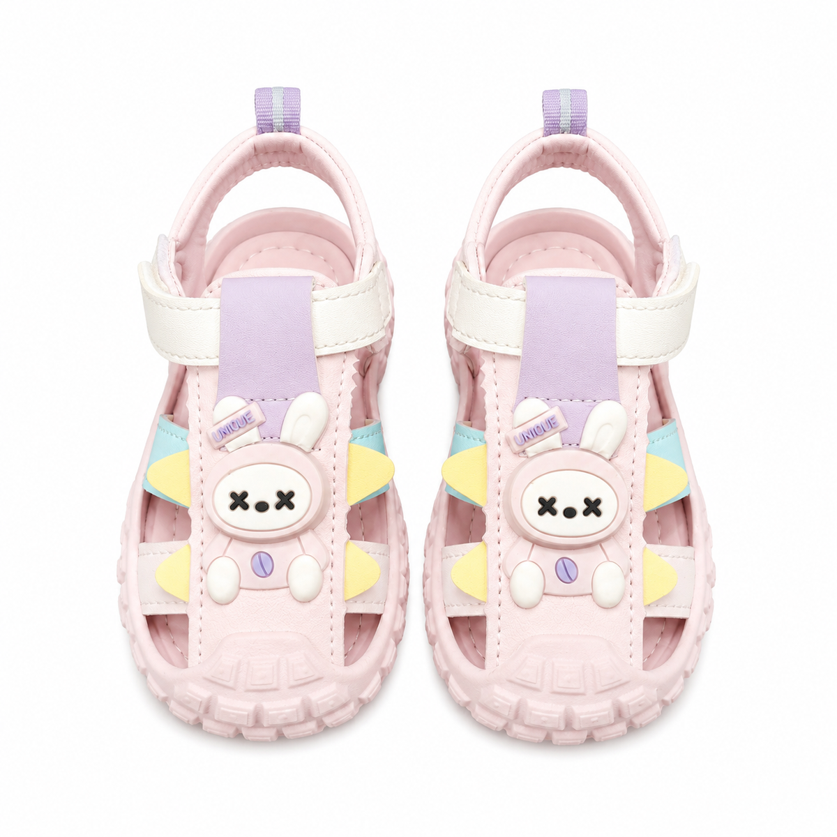 oddler Breathable Caged Summer Sandals with Cute Cartoon Charm